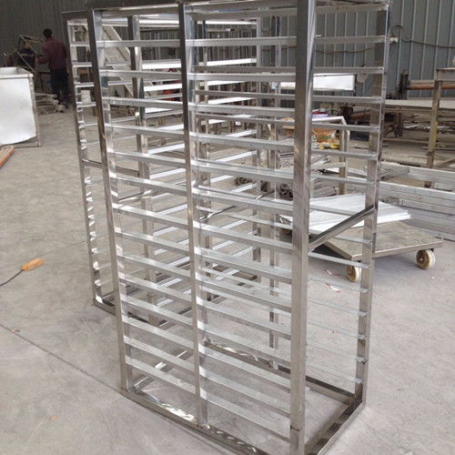 食品行業(yè)高效物流伙伴 煙臺鵬翔不銹鋼廠家直銷架子車